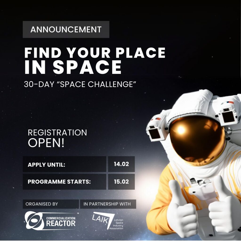 Find Your Place in Space - Register for the 30-day Space Challenge