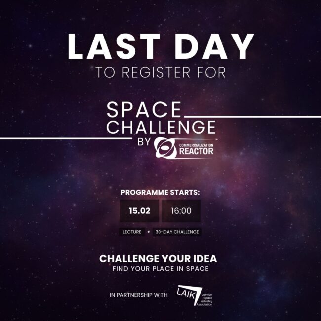 Space Challenge Last Day to Register for Space Challenge
