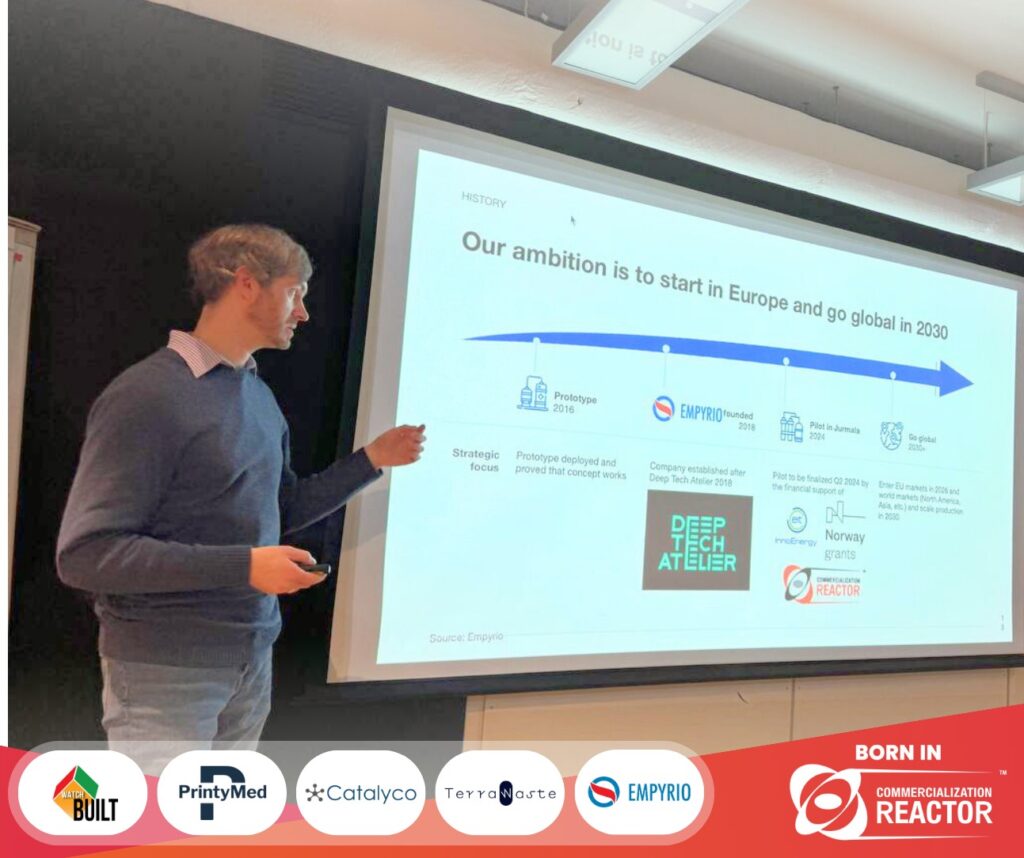 Commercialization Reactor Deep-tech Startups (EMPYRIO) having an active discussion with Advisers to the President of Latvia