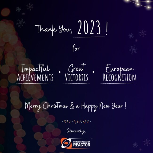 Merry Christmas and Happy Holidays from Commercialization Reactor